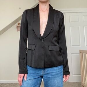 Sage black women’s blazer